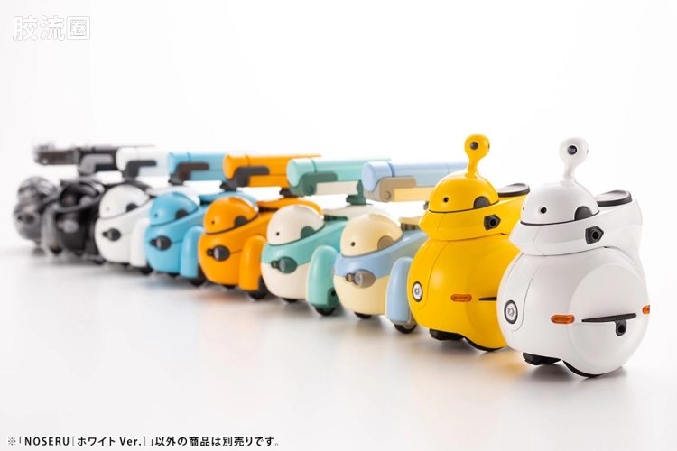 寿屋综合拼装模型系列 MARUTTOYS NOSERU[白色Ver.] - 图片