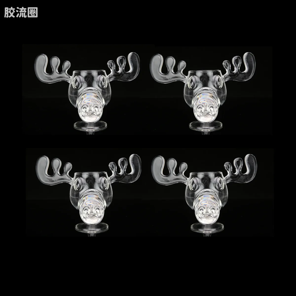 NECA大比例可动人形系列 1/1 系列 疯狂圣诞假期 马蒂·穆斯马克杯（4只装）+ 兰迪·奎德签名贺卡 - 图片