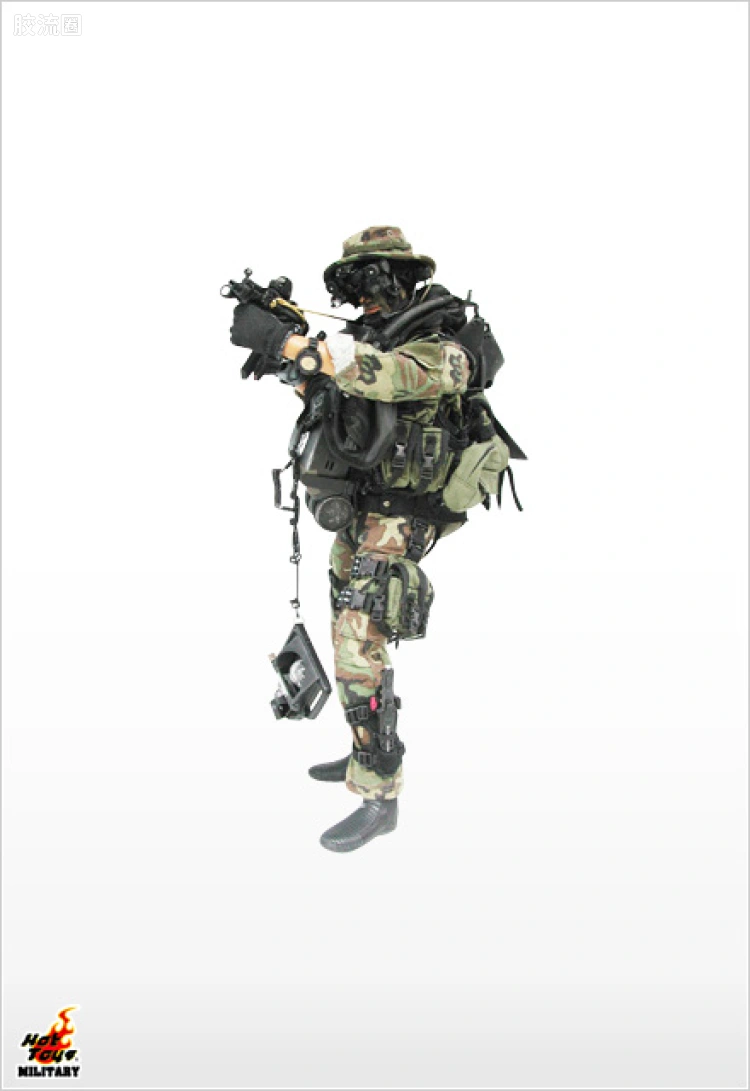 HOTTOYS军事作品系列 普通版 Navy Seal UDT (Woodland BDU Version)