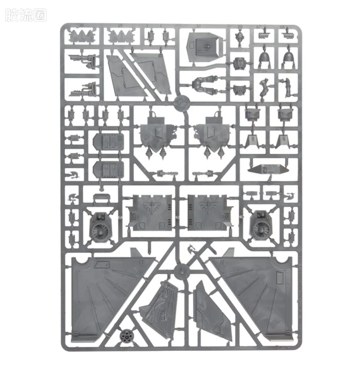 战锤40K Dark Angels 黑暗天使 6版 涅菲里姆战机 - 图片