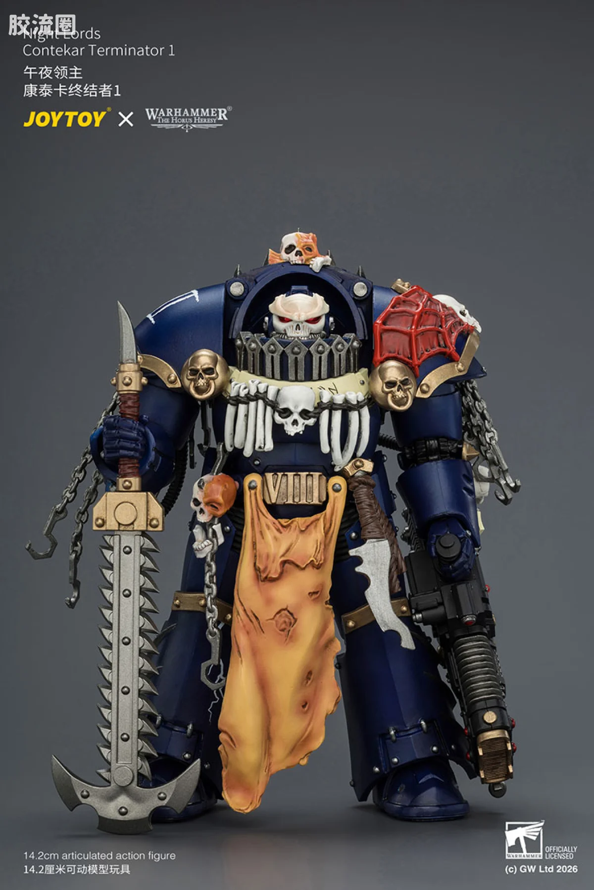 JOYTOY x 战锤40K null HH午夜领主 康泰卡终结者1 - 图片