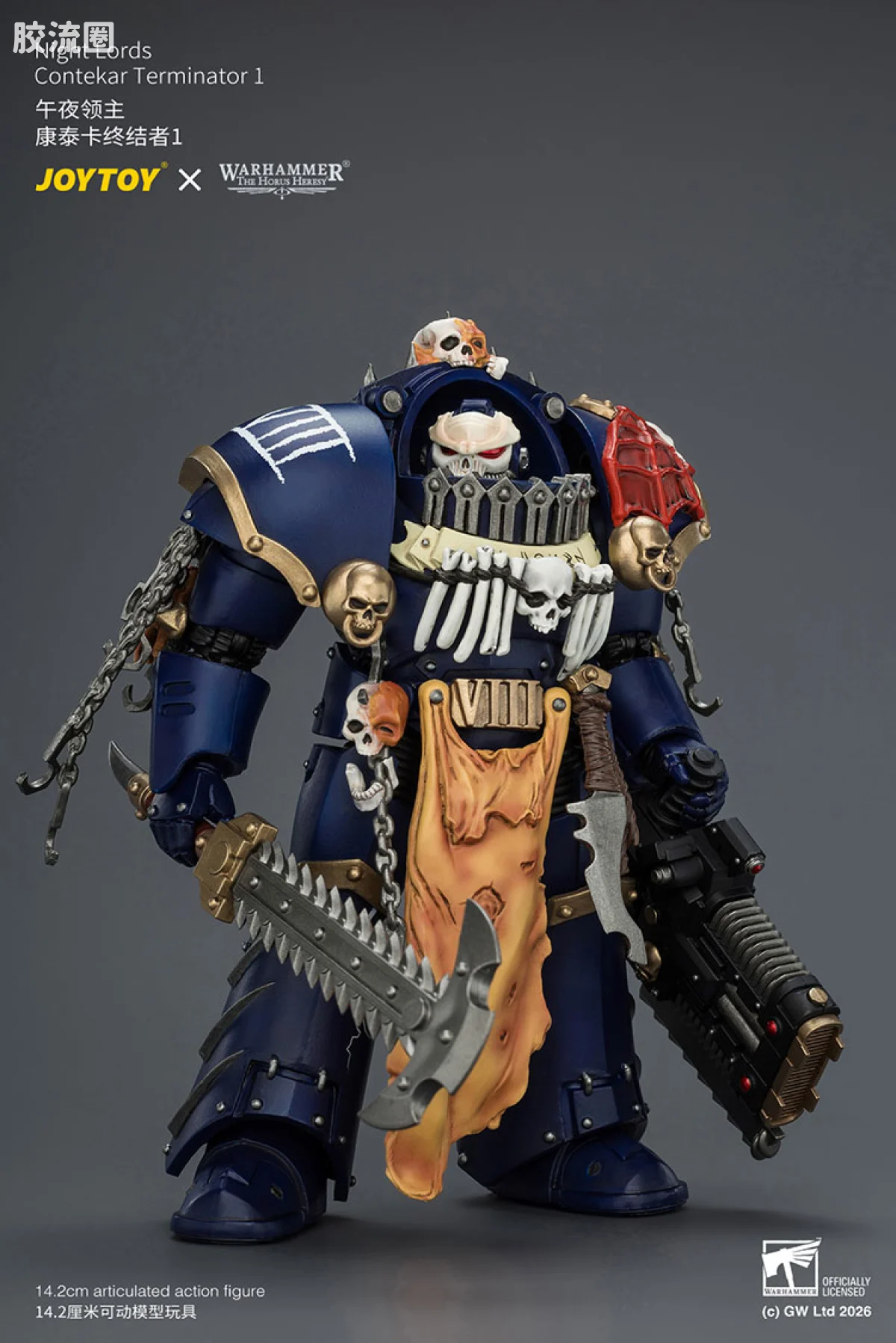 JOYTOY x 战锤40K null HH午夜领主 康泰卡终结者1 - 图片