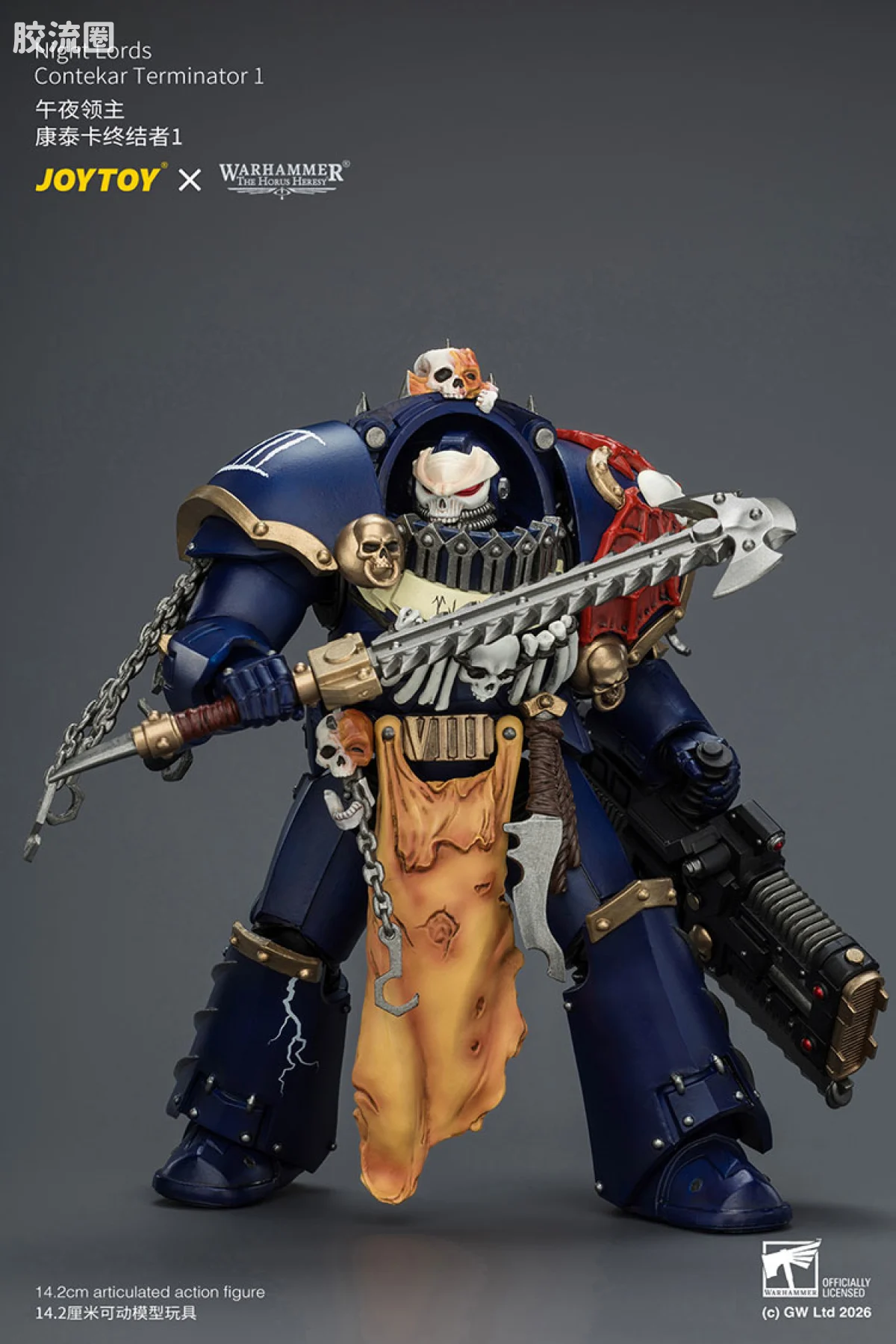 JOYTOY x 战锤40K null HH午夜领主 康泰卡终结者1 - 图片
