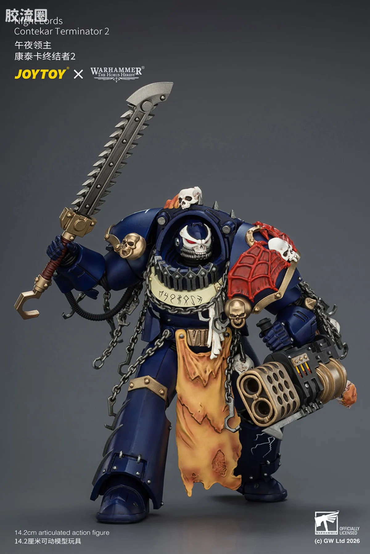 JOYTOY x 战锤40K null HH午夜领主 康泰卡终结者2 - 图片