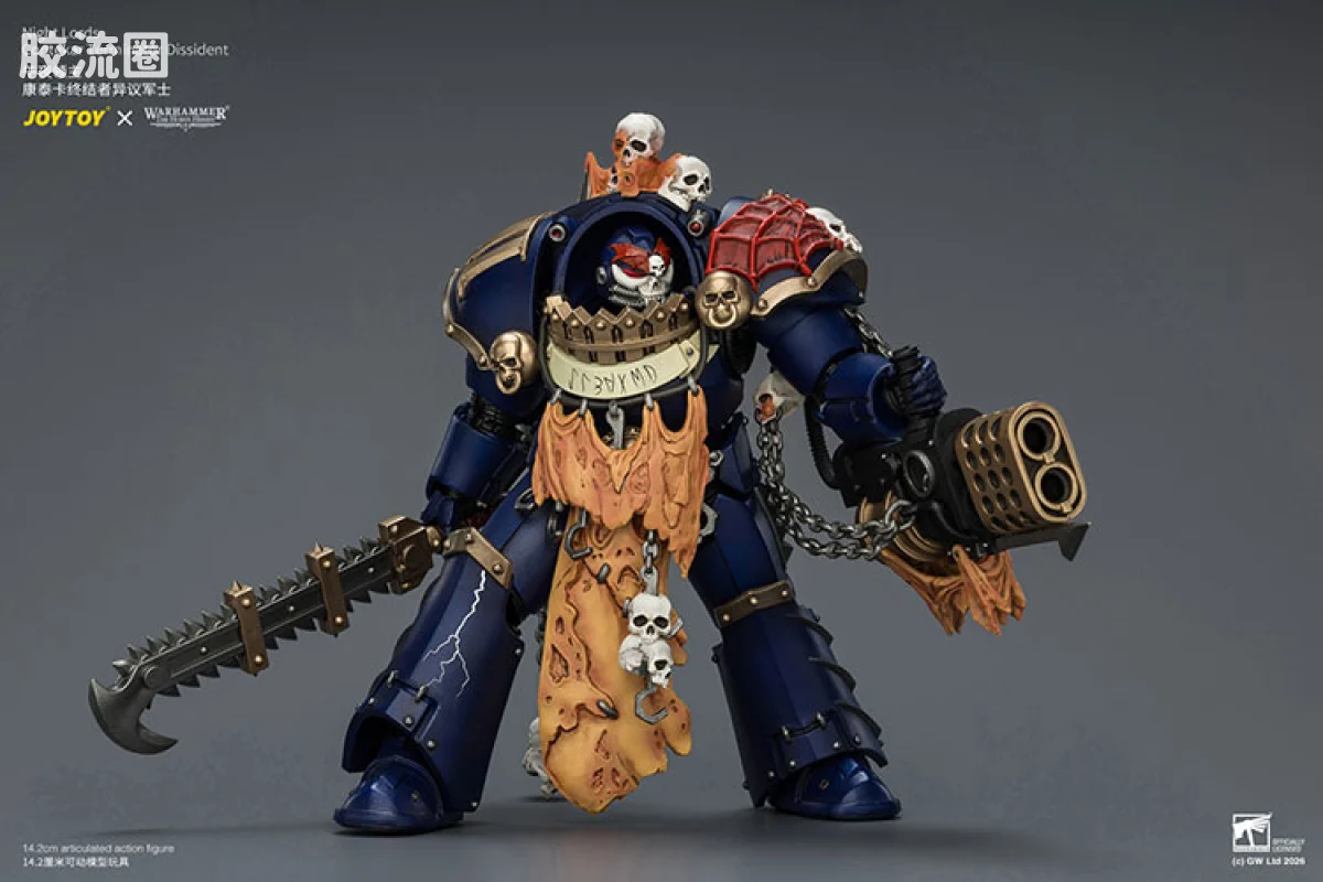 JOYTOY x 战锤40K null HH午夜领主 康泰卡终结者异议军士 - 图片