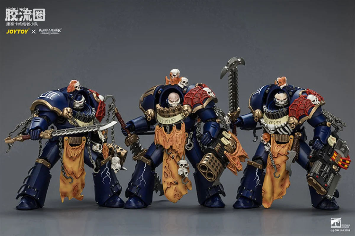 JOYTOY x 战锤40K null 午夜领主 康泰卡终结者小队 - 图片