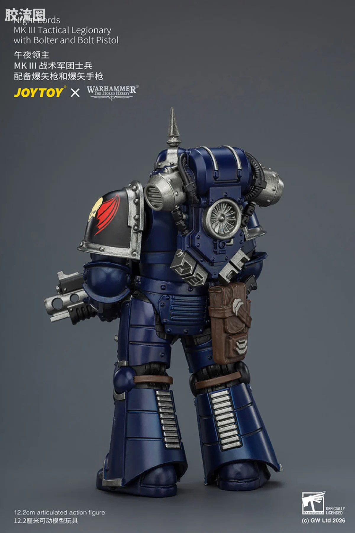 JOYTOY x 战锤40K null HH午夜领主 MK3战术士兵 - 图片