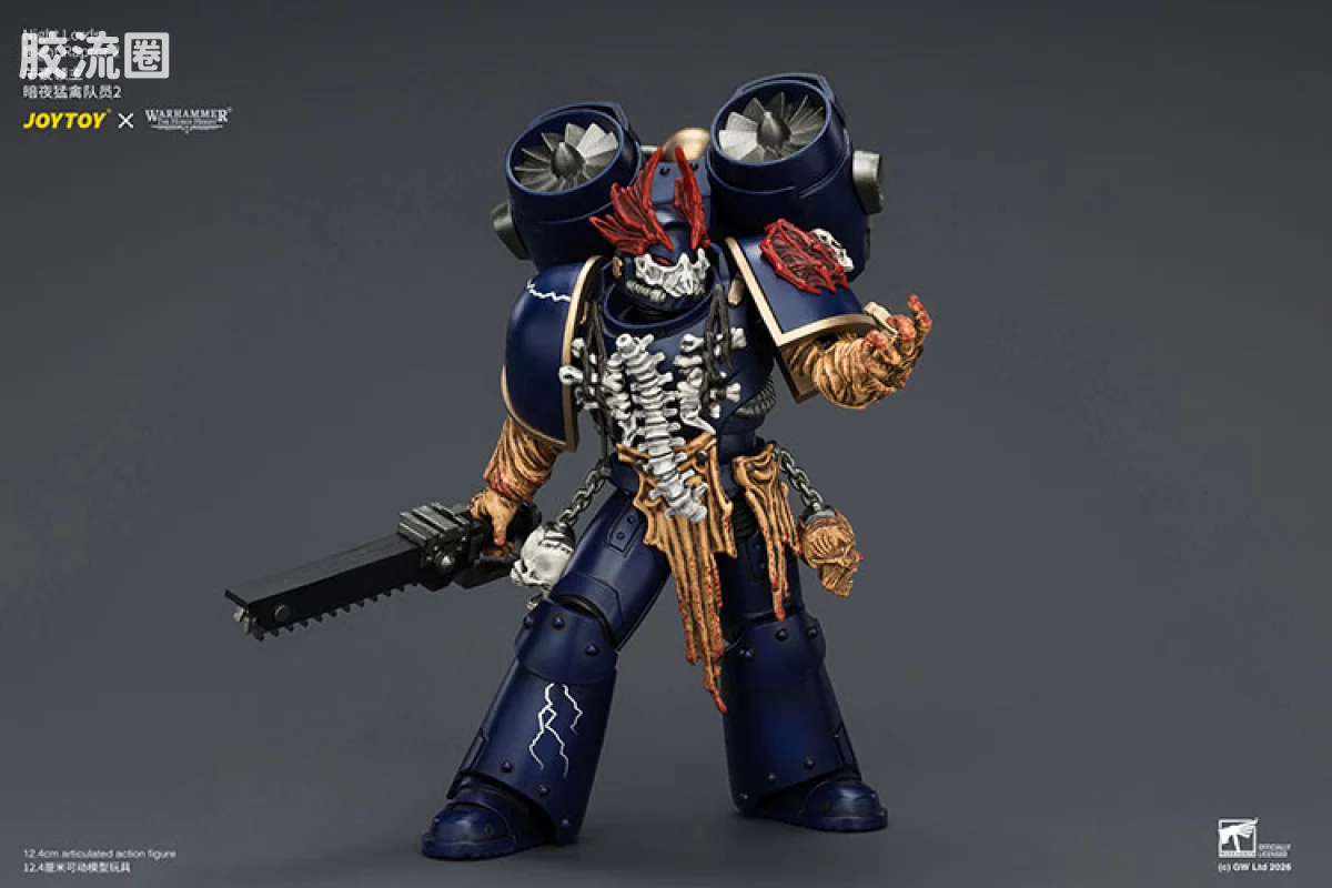 JOYTOY x 战锤40K null HH午夜领主 暗夜猛禽队员2 - 图片