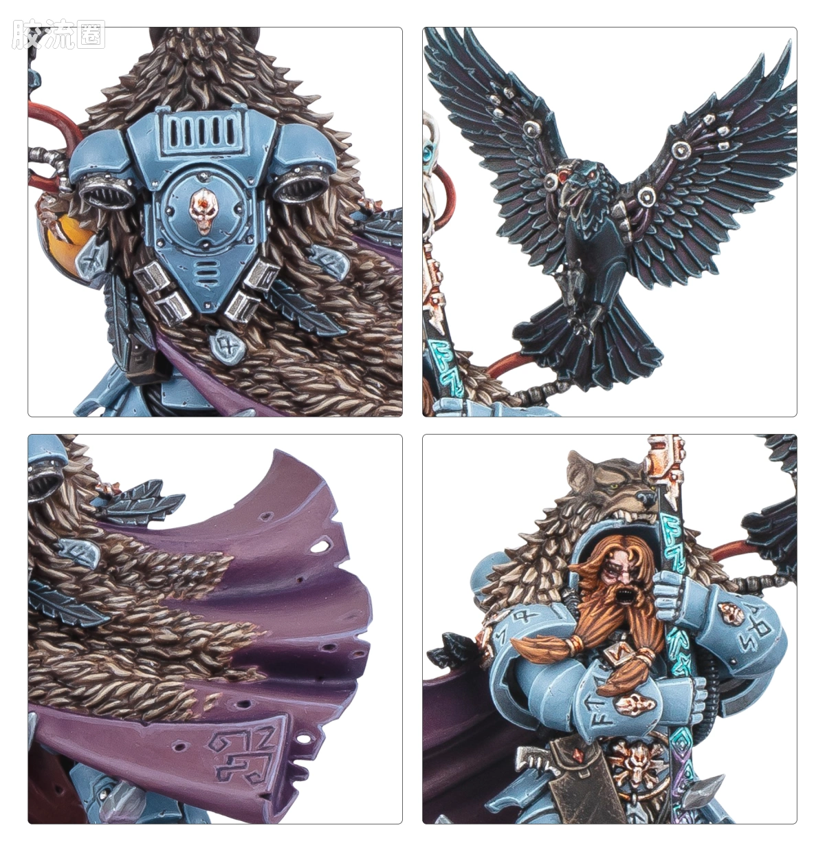 战锤40K Space Wolves 太空野狼 10版 风暴召唤者纳吉奥 - 图片