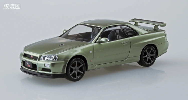 No.11-D 日产天际线GT-R R34 Nur 千禧翡翠绿