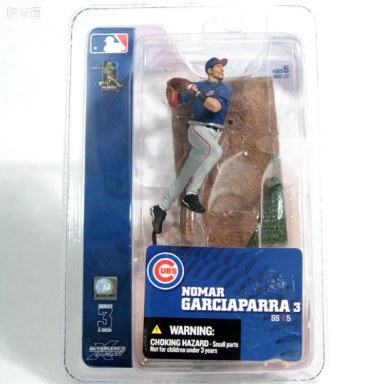 麦克法兰NFL美式足球系列玩具 3寸系列第3代 Nomar Garciaparra #3