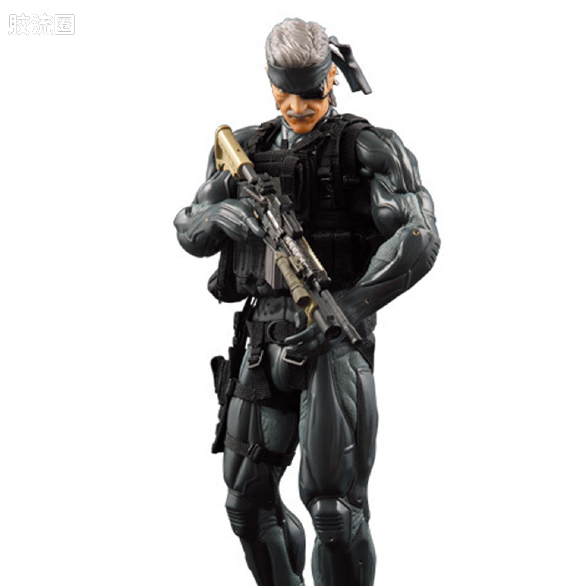 RAH12寸真人皮偶系列玩具 合金装备 OLD SNAKE（MGS4 Ver.）