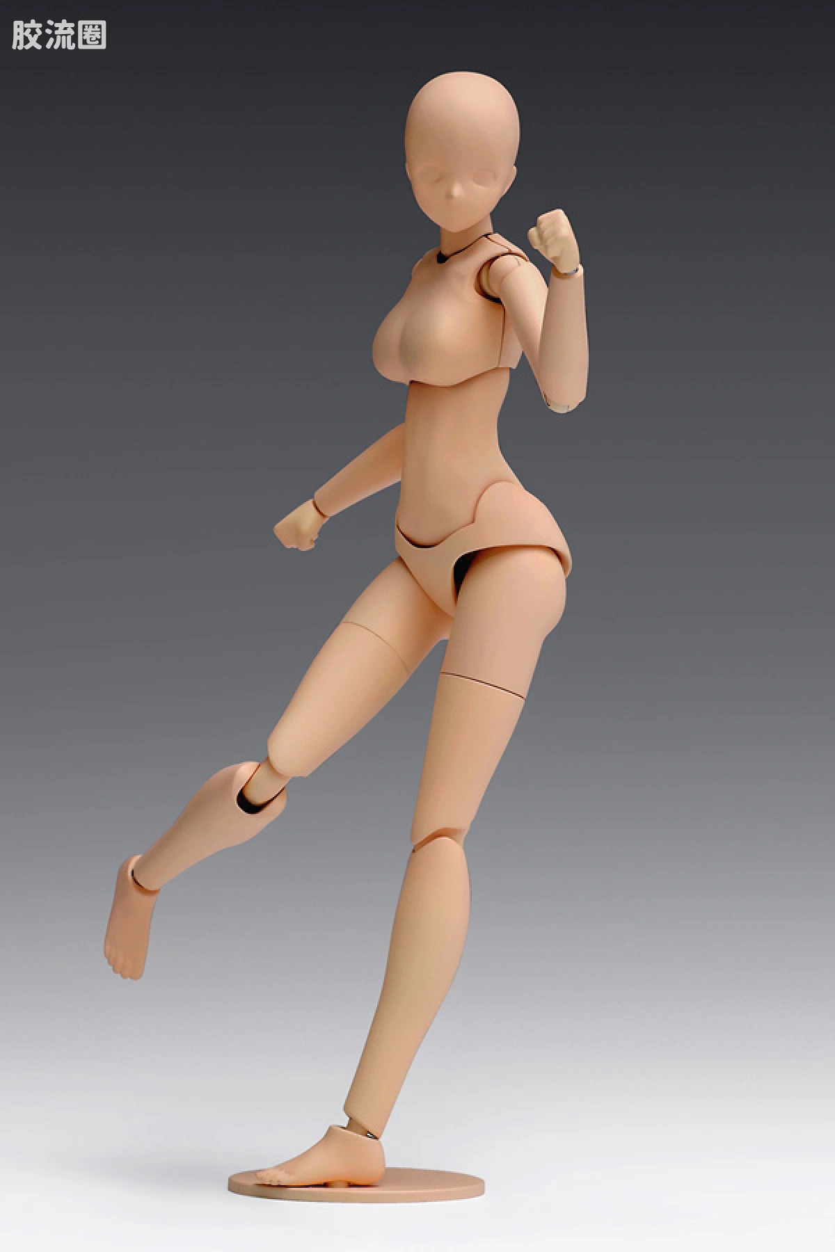 WAVE拼装综合系列 MOVABLE BODY スケール ムーバブルボディ 女性型［デラックス］ライトブラウン - 图片