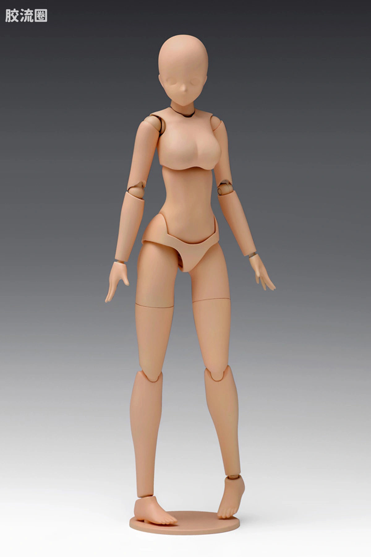 WAVE拼装综合系列 MOVABLE BODY スケール ムーバブルボディ 女性型［デラックス］ライトブラウン - 图片