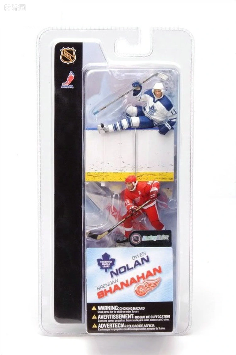 麦克法兰NHL冰球系列玩具 3寸系列第2代 OWEN NOLAN/BRENDAN SHANAHAN