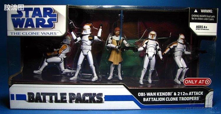 星球大战 THE CLONE WARS 套装版 Obi-Wan & 212th Attack Battalion