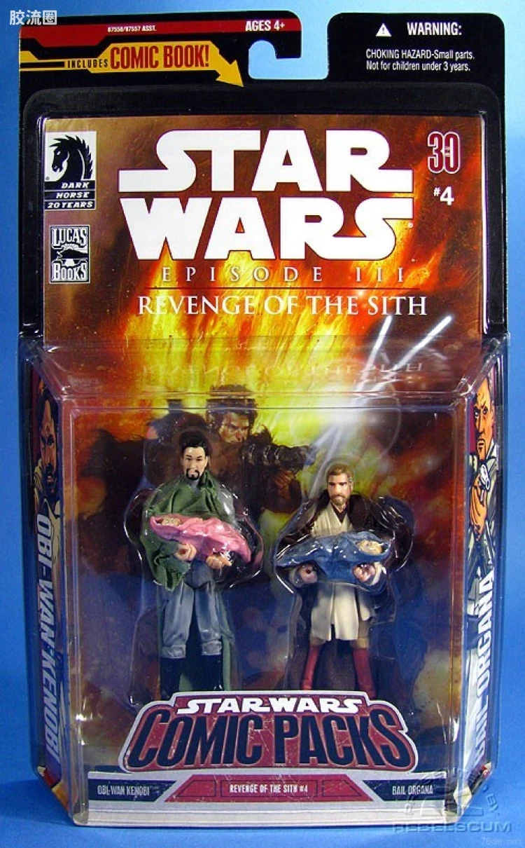 星球大战 30周年收藏 漫画版 Obi-Wan Kenobi & Bail Organa (Revenge of the Sith)