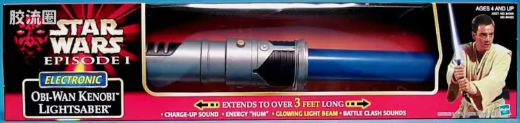 星球大战 第一集魅影危机 角色扮演系列 Obi-Wan Kenobi Lightsaber (Electronic)
