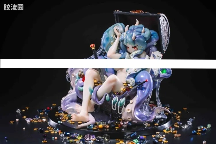 蜗之壳 综合手办 比例手办 宝箱怪 章鱼娘 - 图片