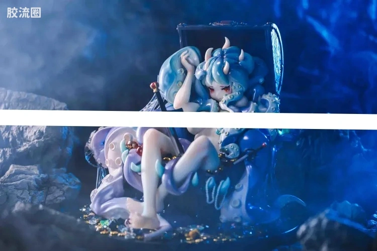 蜗之壳 综合手办 比例手办 宝箱怪 章鱼娘 - 图片