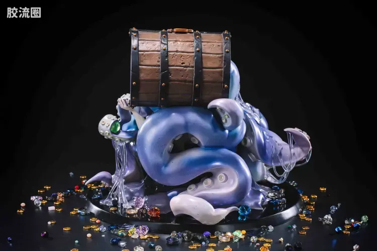 蜗之壳 综合手办 比例手办 宝箱怪 章鱼娘 - 图片