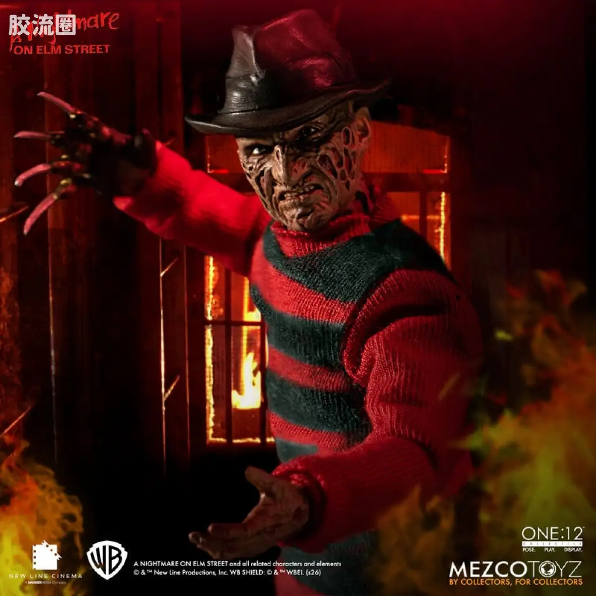 Mezco one-12系列 1/12集体系列 猛鬼街 弗莱迪 - 图片