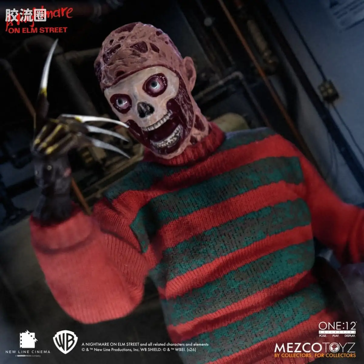 Mezco one-12系列 1/12集体系列 猛鬼街 弗莱迪 - 图片