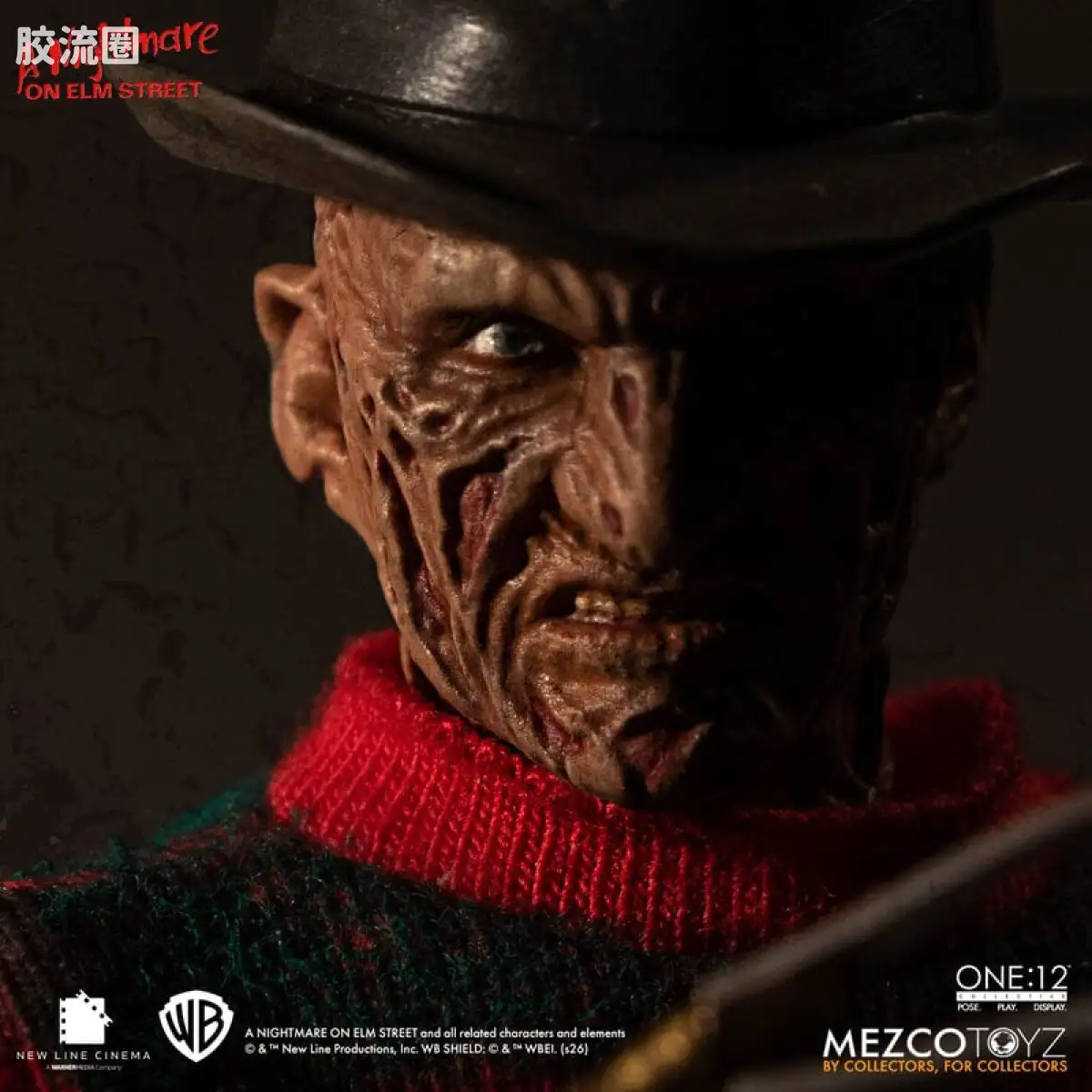 Mezco one-12系列 1/12集体系列 猛鬼街 弗莱迪 - 图片