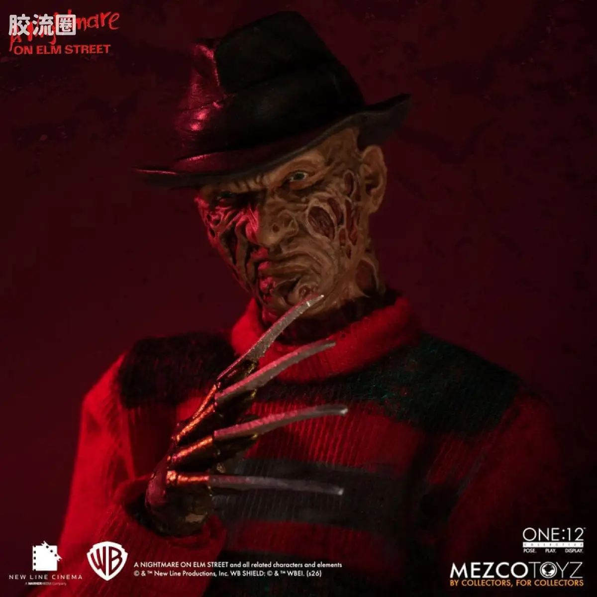 Mezco one-12系列 1/12集体系列 猛鬼街 弗莱迪 - 图片