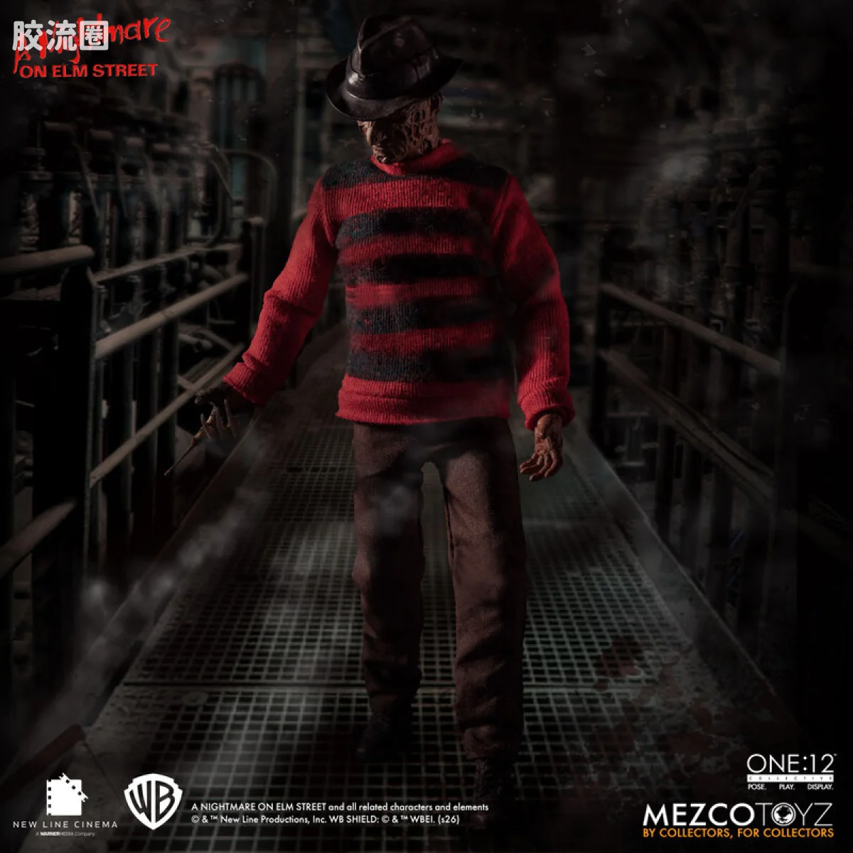 Mezco one-12系列 1/12集体系列 猛鬼街 弗莱迪 - 图片