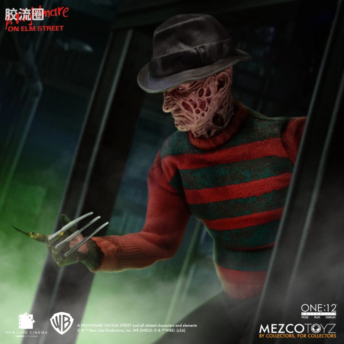 Mezco one-12系列 1/12集体系列 猛鬼街 弗莱迪 - 图片