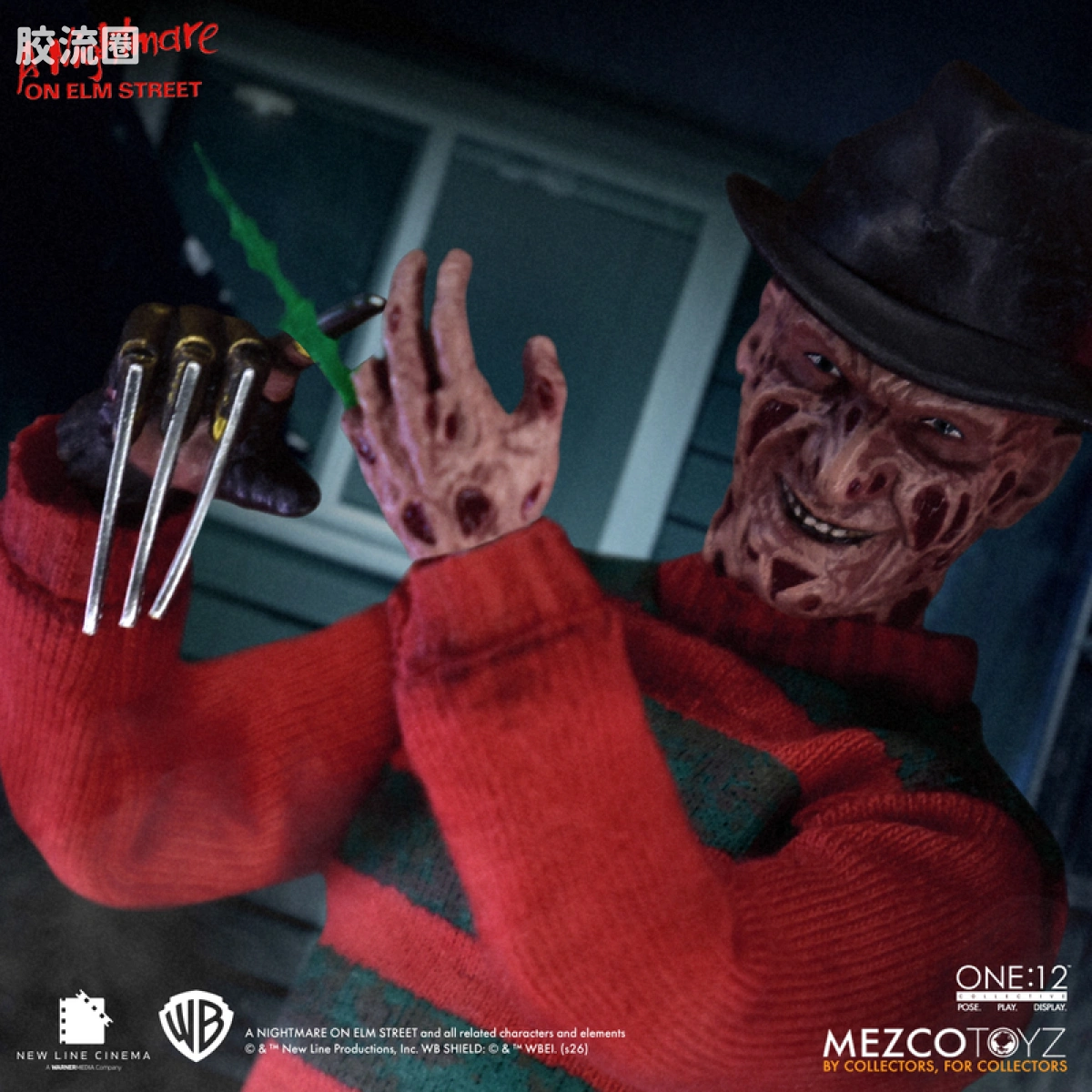 Mezco one-12系列 1/12集体系列 猛鬼街 弗莱迪 - 图片
