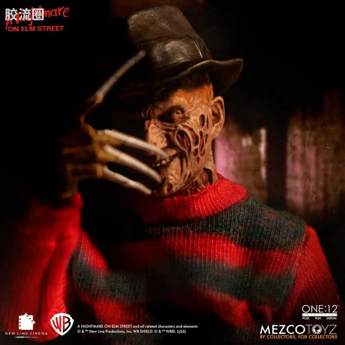 Mezco one-12系列 1/12集体系列 猛鬼街 弗莱迪 - 图片