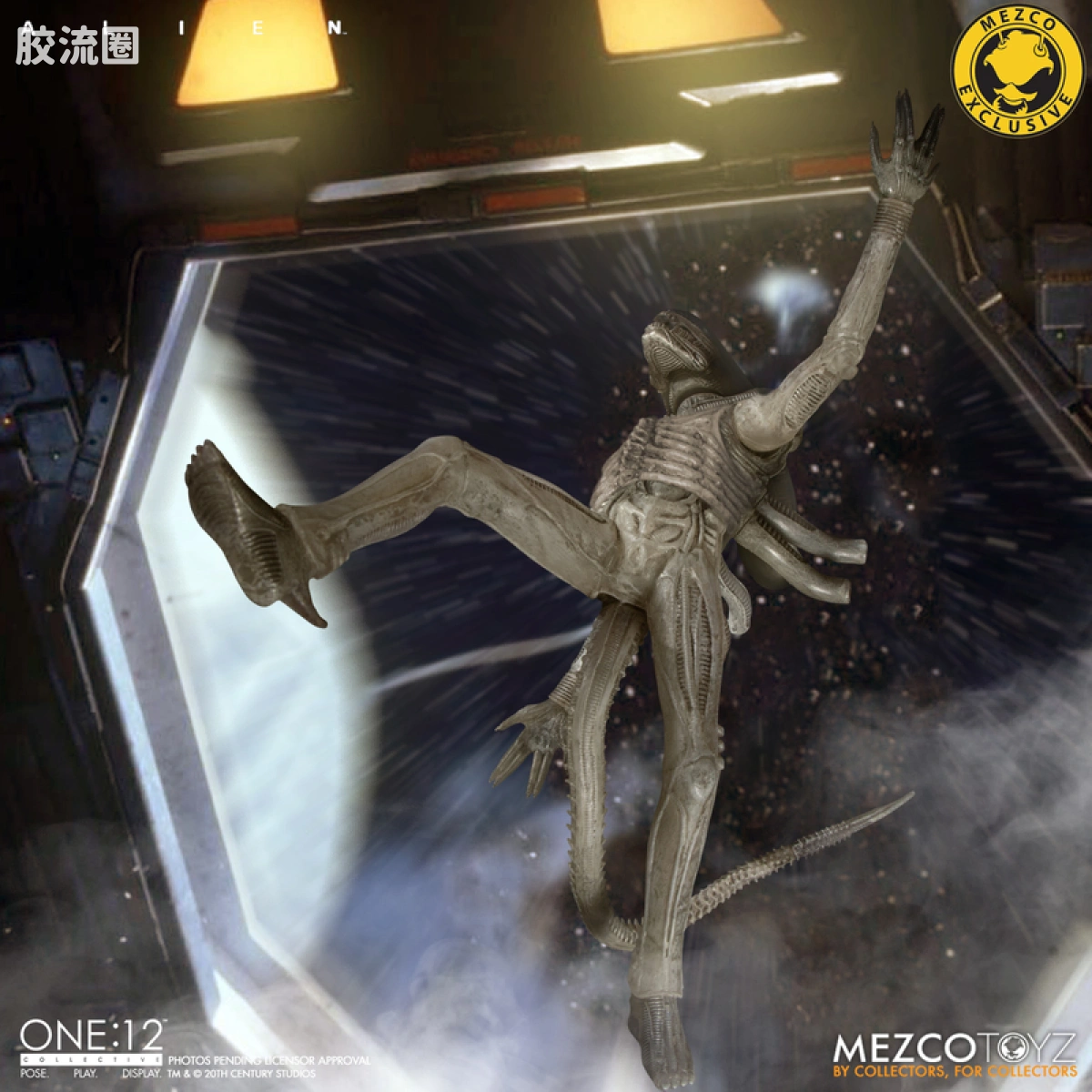 Mezco one-12系列 1/12集体系列 电影 异形 异形 概念版 - 图片