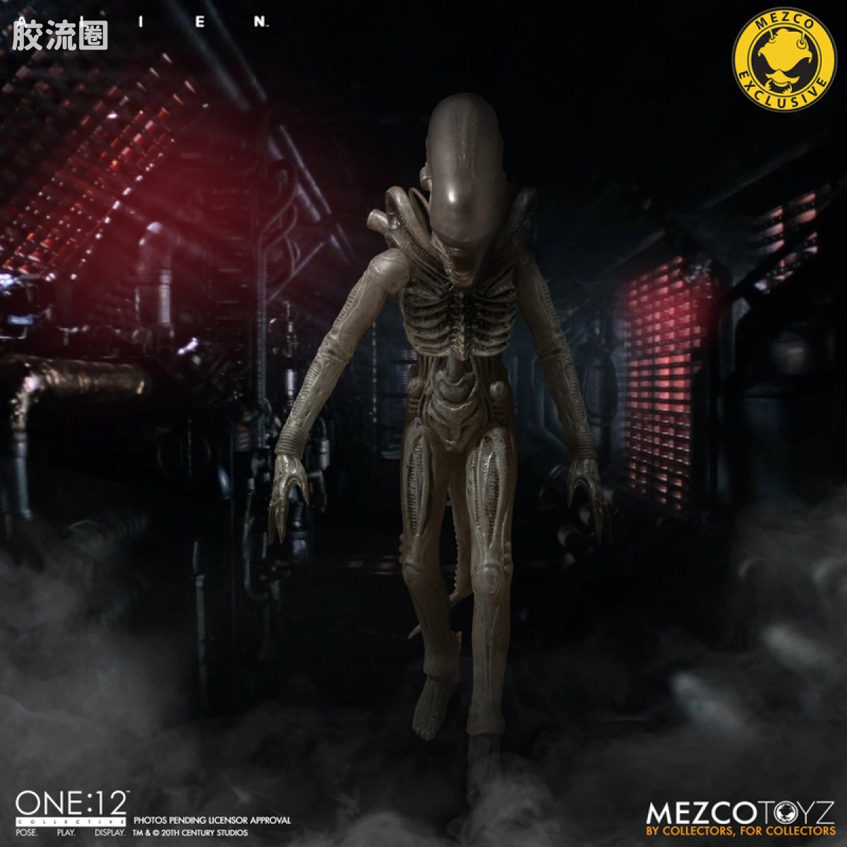 Mezco one-12系列 1/12集体系列 电影 异形 异形 概念版 - 图片