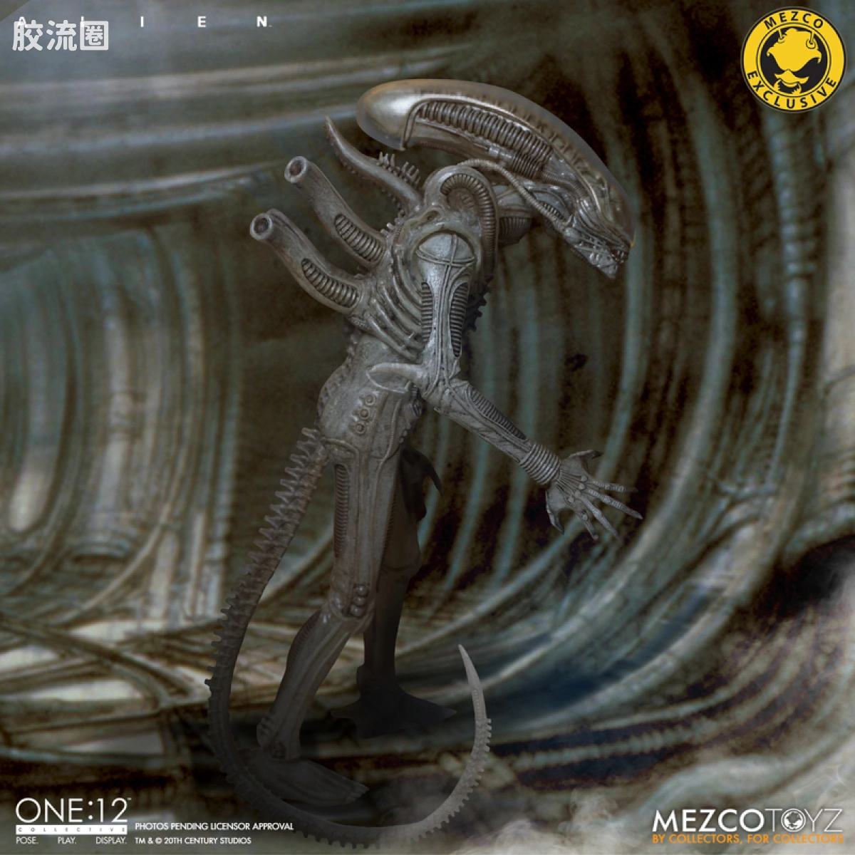 Mezco one-12系列 1/12集体系列 电影 异形 异形 概念版 - 图片