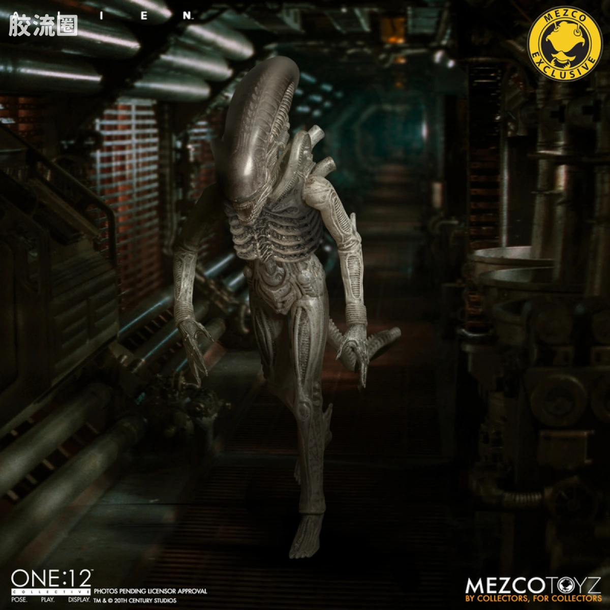 Mezco one-12系列 1/12集体系列 电影 异形 异形 概念版 - 图片