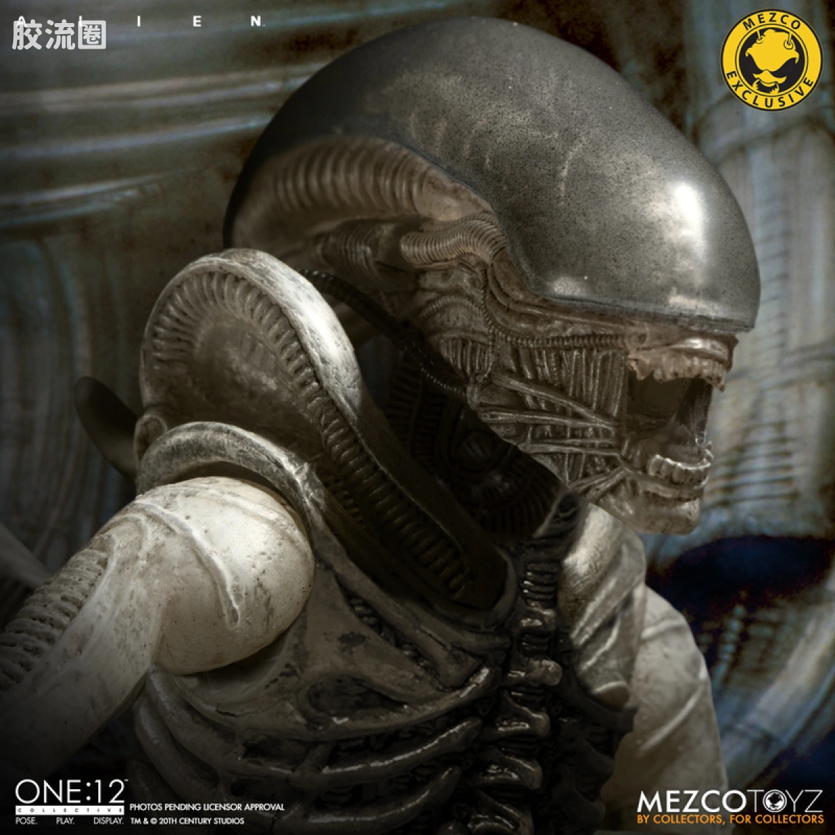 Mezco one-12系列 1/12集体系列 电影 异形 异形 概念版 - 图片