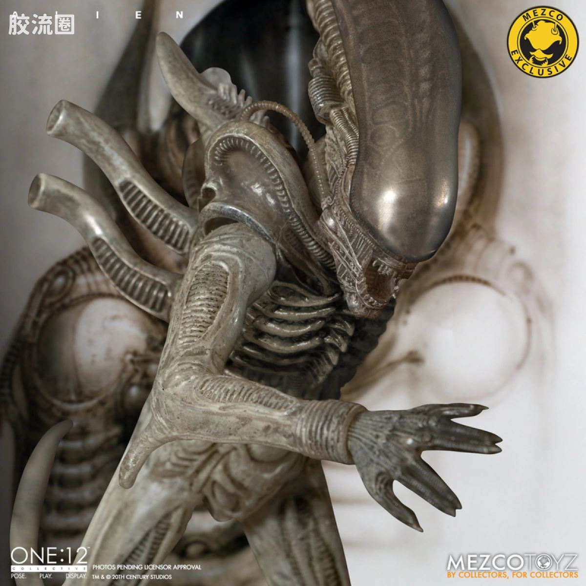 Mezco one-12系列 1/12集体系列 电影 异形 异形 概念版 - 图片