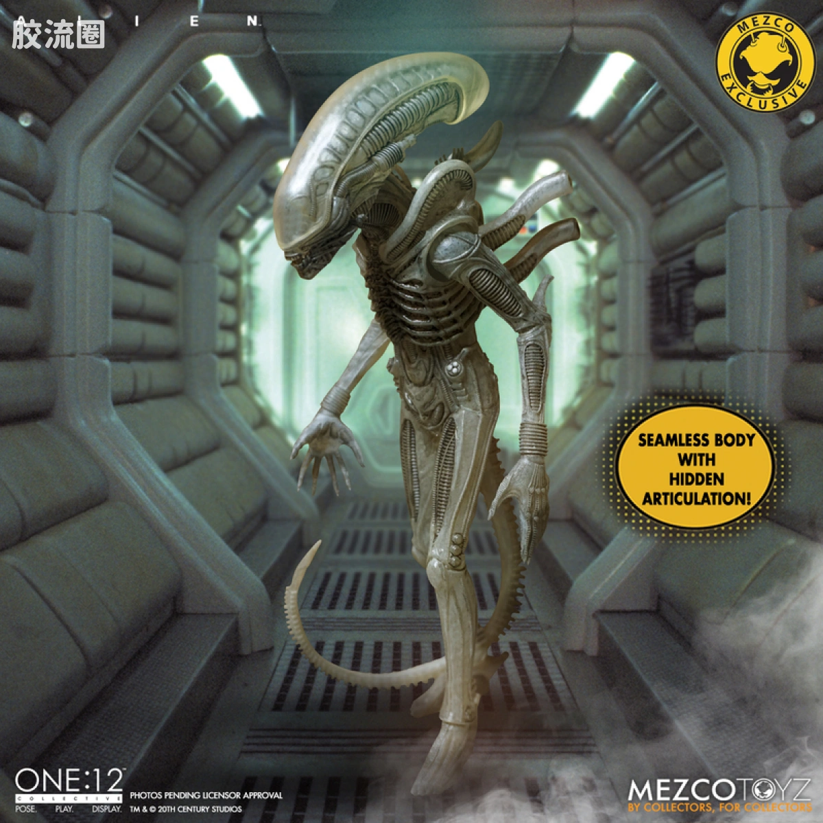 Mezco one-12系列 1/12集体系列 电影 异形 异形 概念版 - 图片