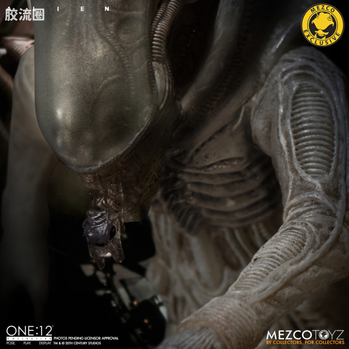 Mezco one-12系列 1/12集体系列 电影 异形 异形 概念版 - 图片