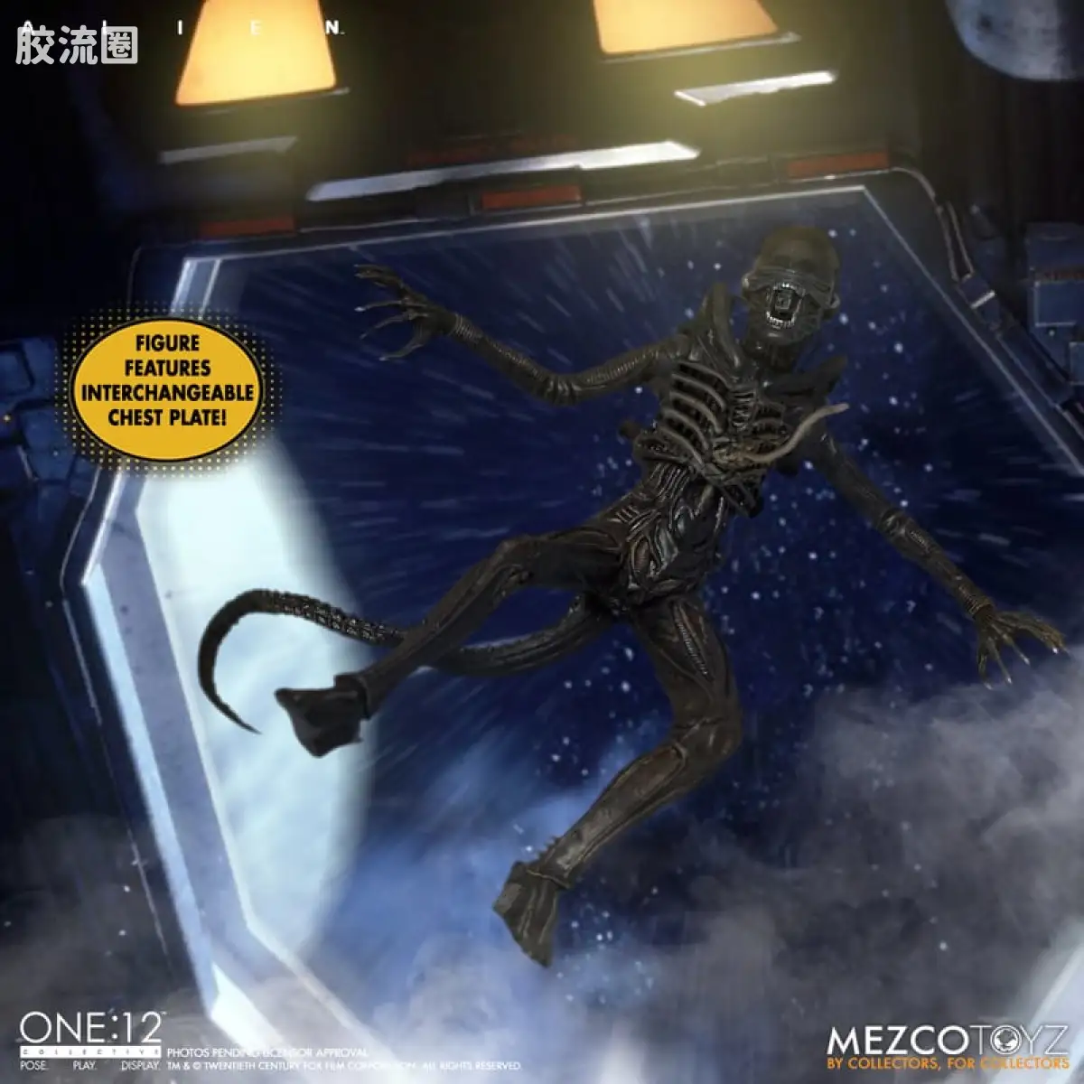 Mezco one-12系列 1/12集体系列 异形 异形 - 图片