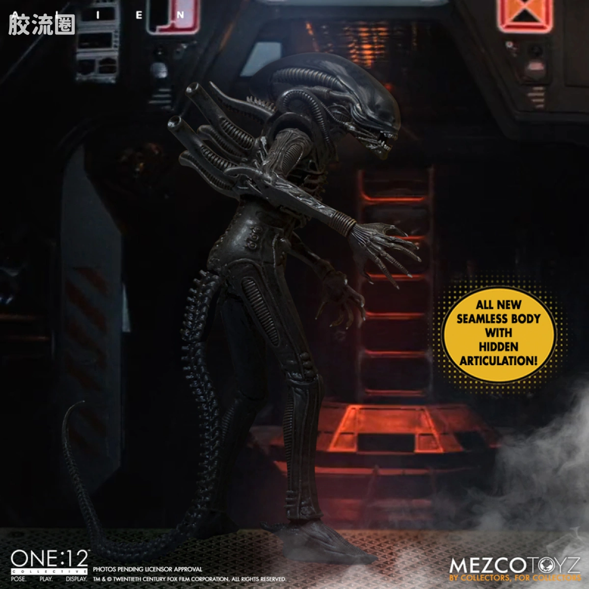 Mezco one-12系列 1/12集体系列 异形 异形 - 图片