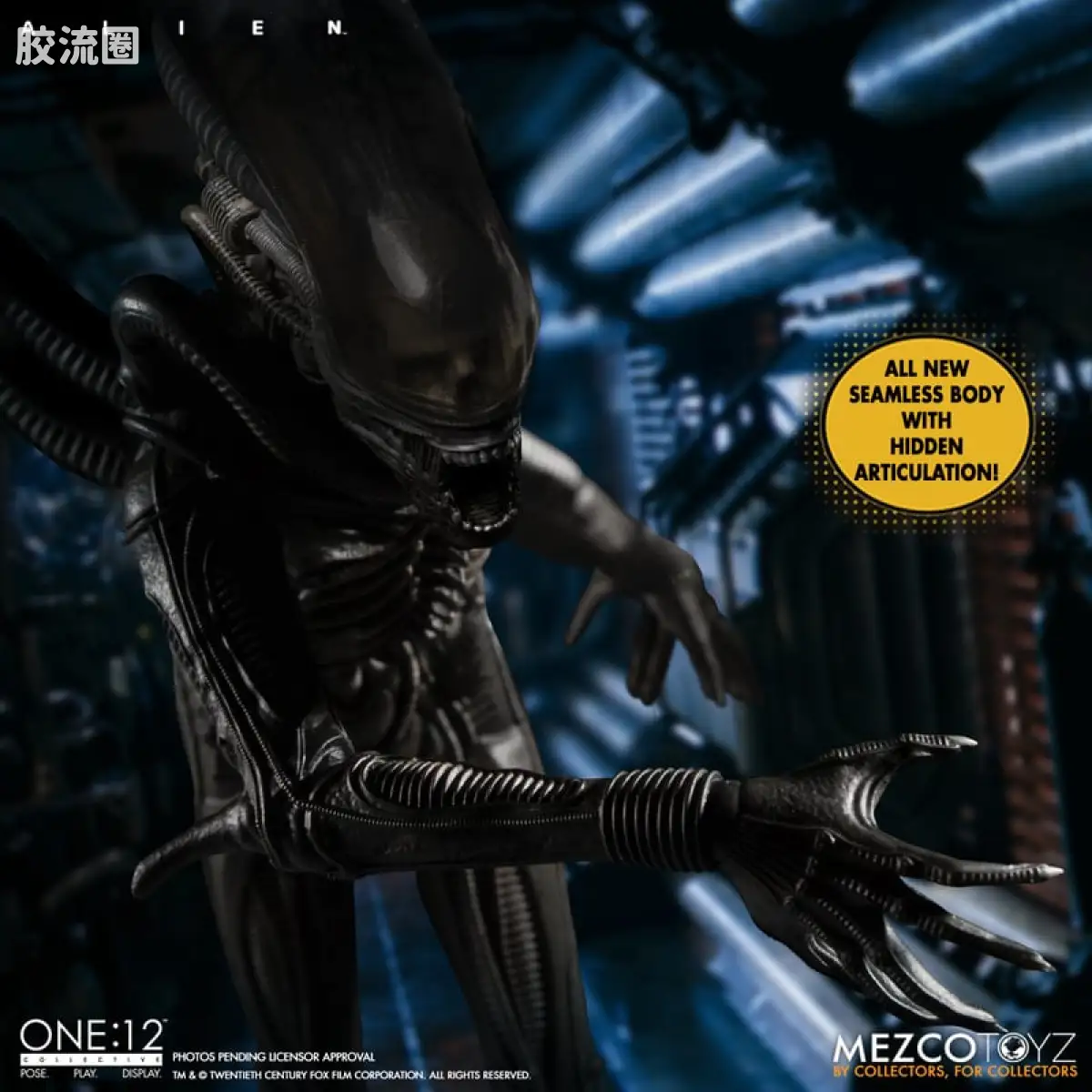 Mezco one-12系列 1/12集体系列 异形 异形 - 图片