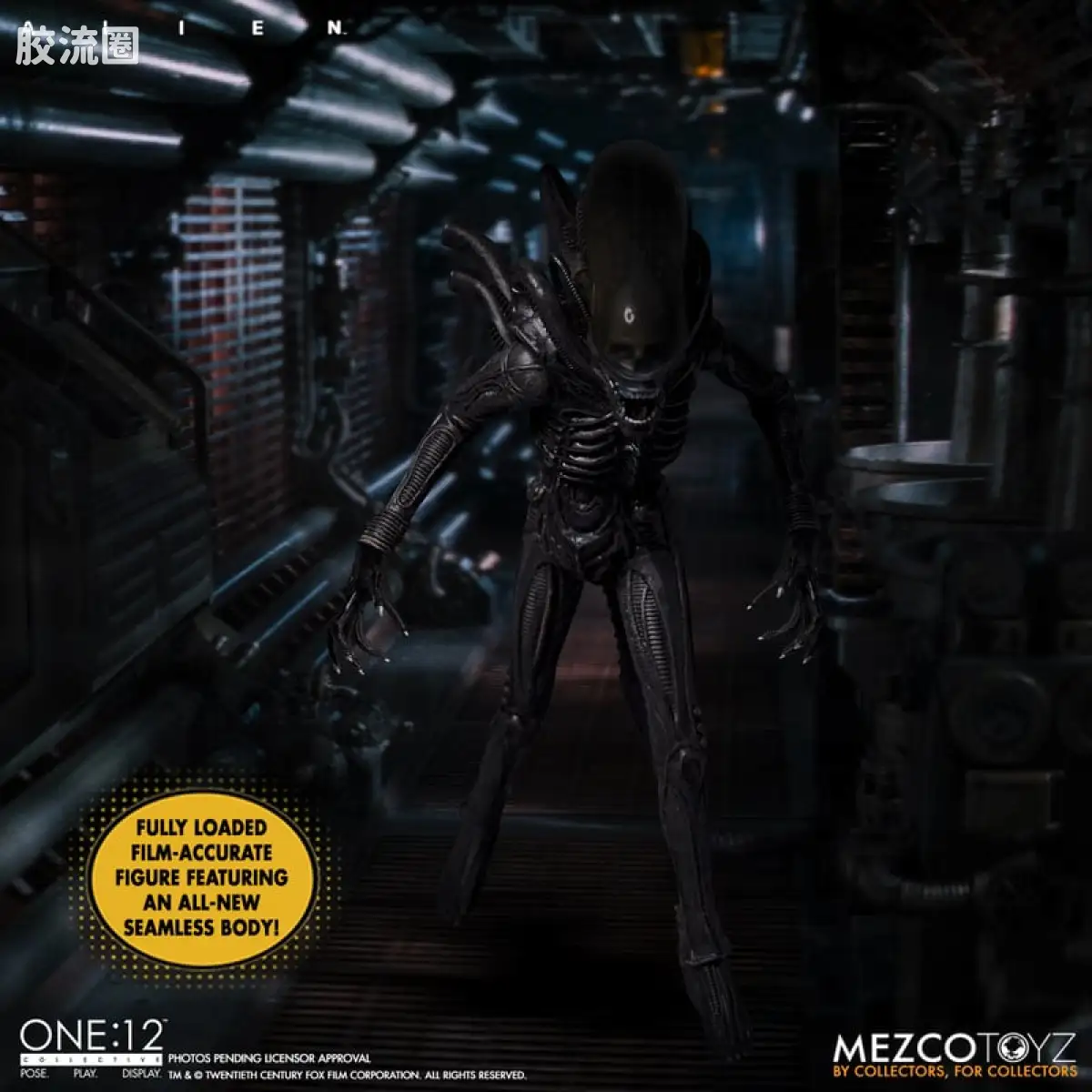 Mezco one-12系列 1/12集体系列 异形 异形 - 图片