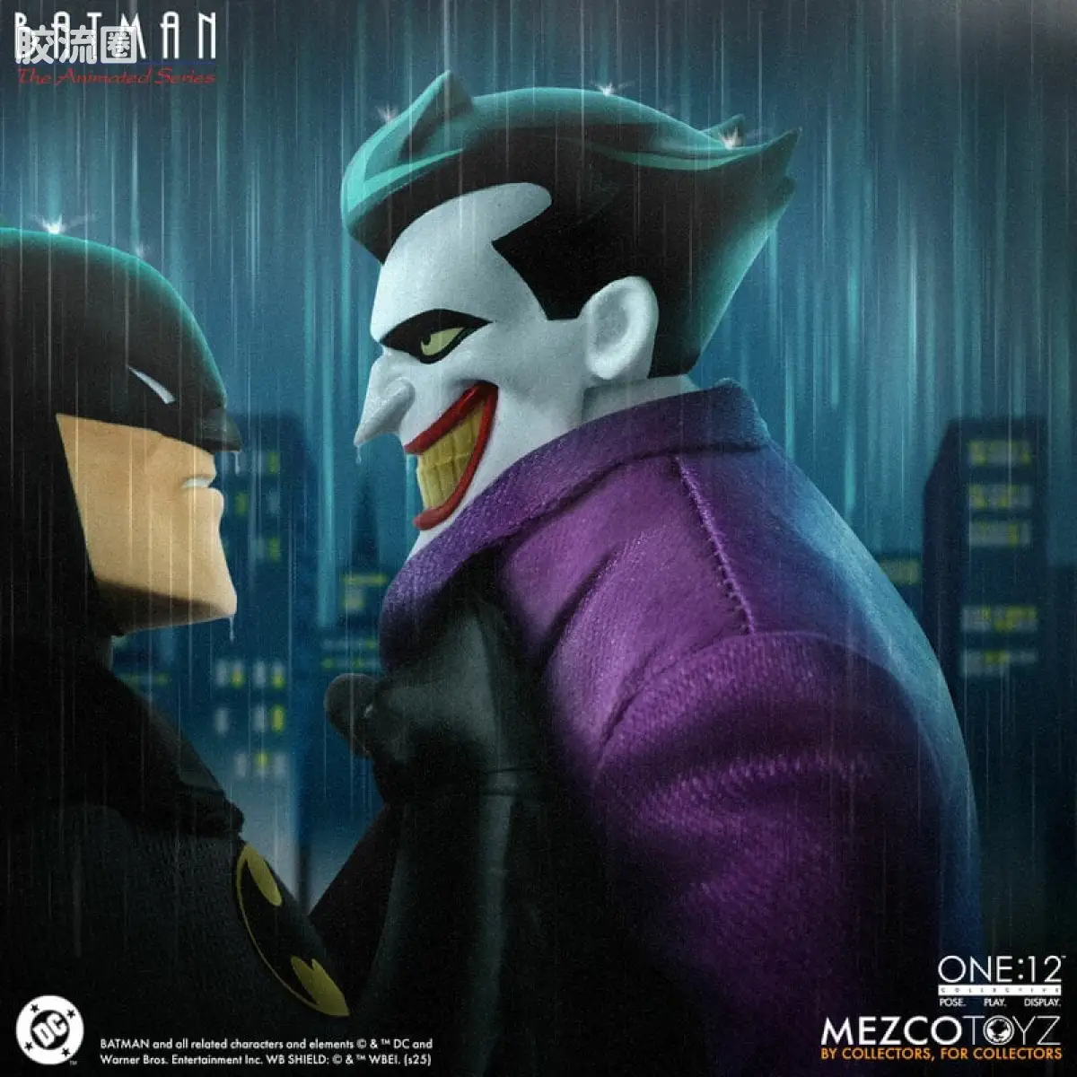 Mezco one-12系列 1/12 DC Comics集体系列 小丑—TAS动画版 - 图片