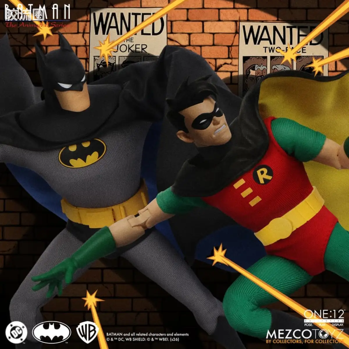 Mezco one-12系列 1/12 DC Comics集体系列 蝙蝠侠：动画系列 - 罗宾 - 图片
