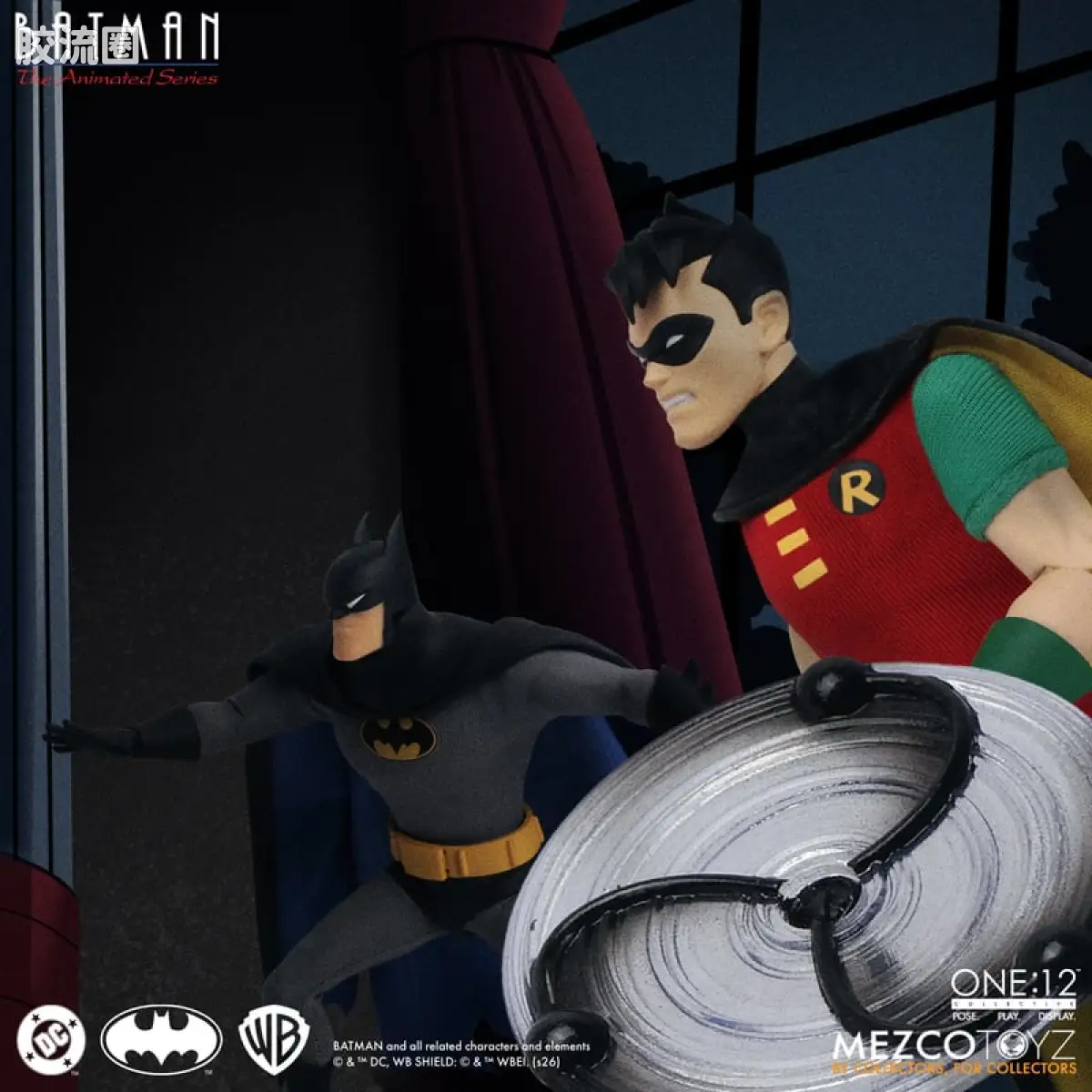 Mezco one-12系列 1/12 DC Comics集体系列 蝙蝠侠：动画系列 - 罗宾 - 图片