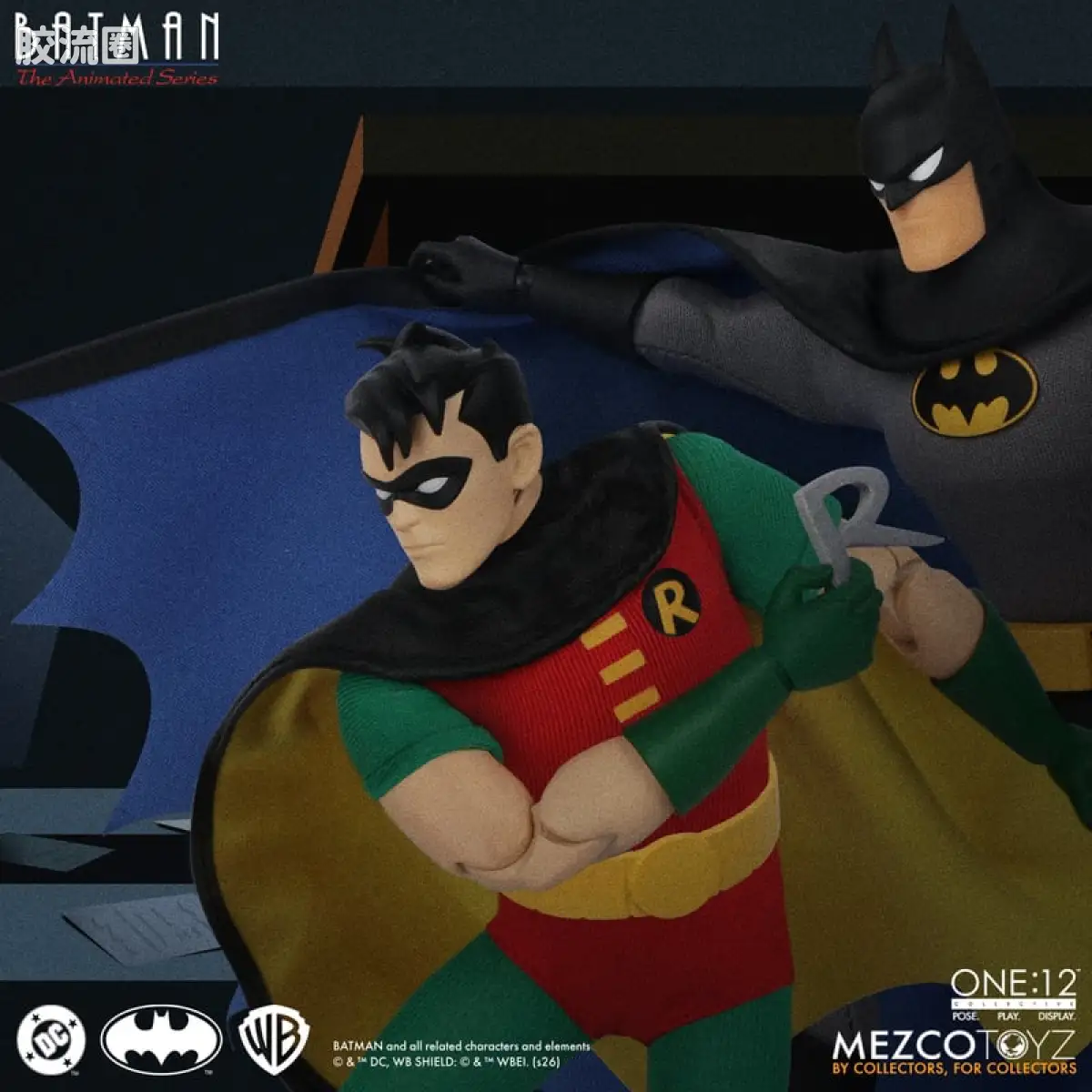 Mezco one-12系列 1/12 DC Comics集体系列 蝙蝠侠：动画系列 - 罗宾 - 图片