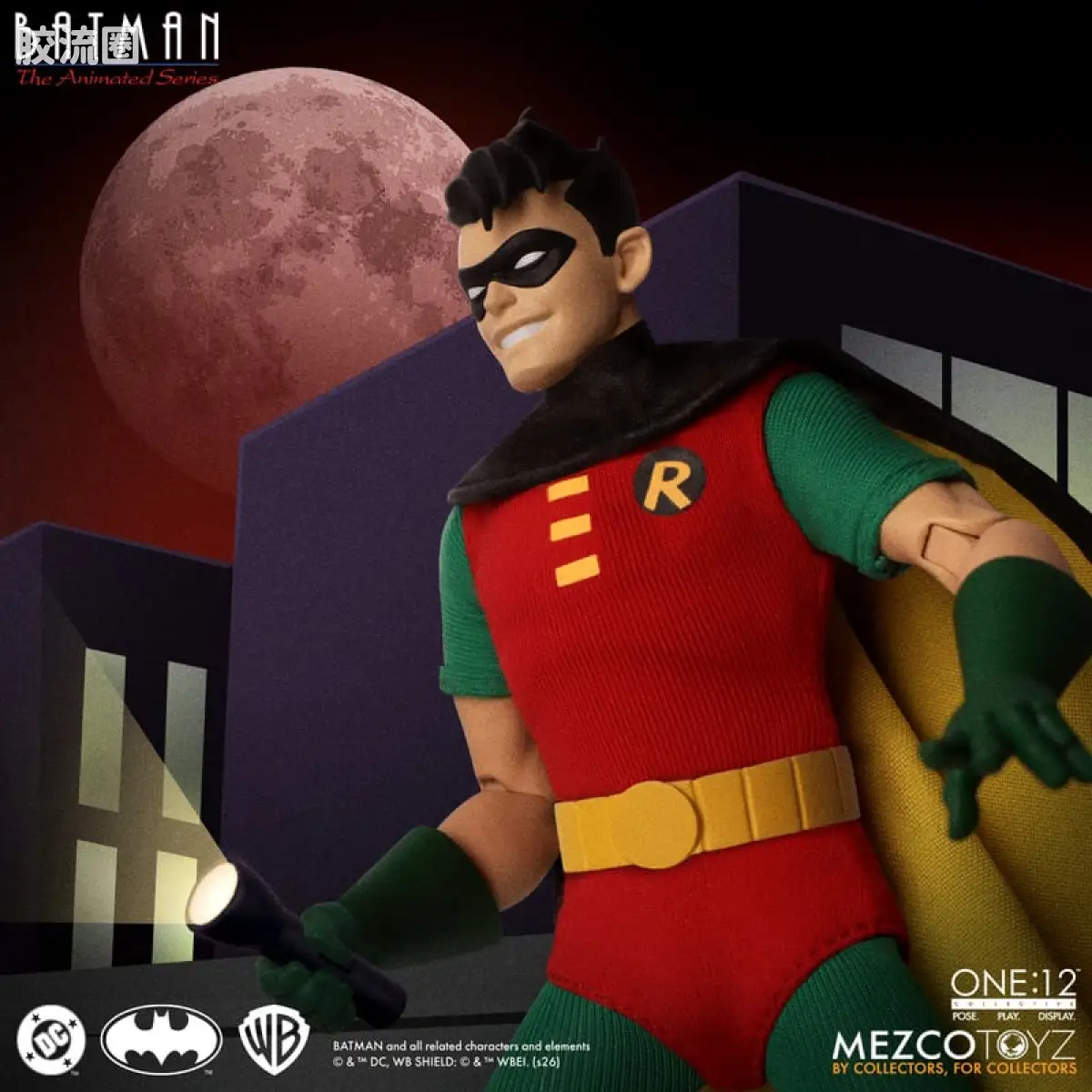 Mezco one-12系列 1/12 DC Comics集体系列 蝙蝠侠：动画系列 - 罗宾 - 图片